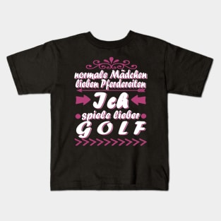 Golf Hole in One Sport Mädchen Geschenk Sprüche Kids T-Shirt